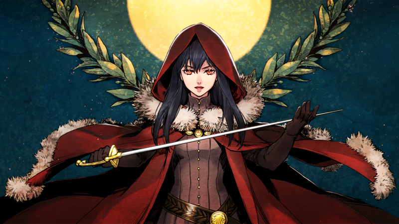 hoods, fantasy girl, red eyes, weapon, fantasy art