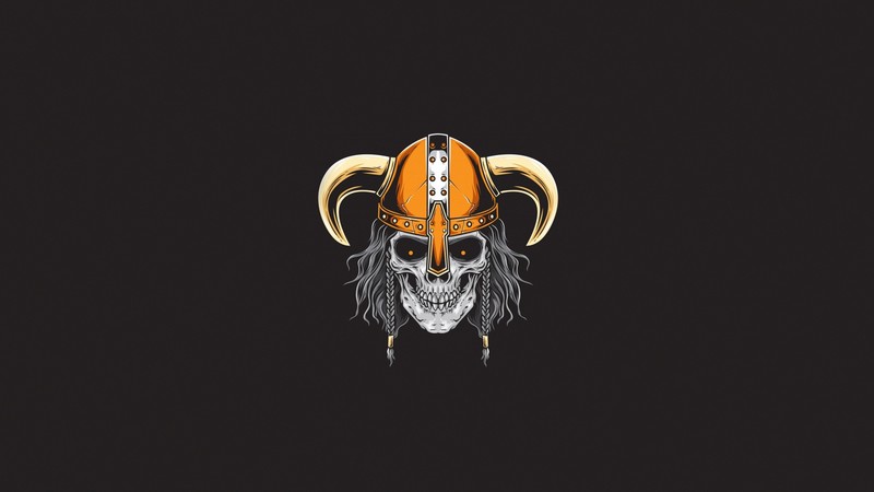 helmet, skull, minimalism, artwork, simple background