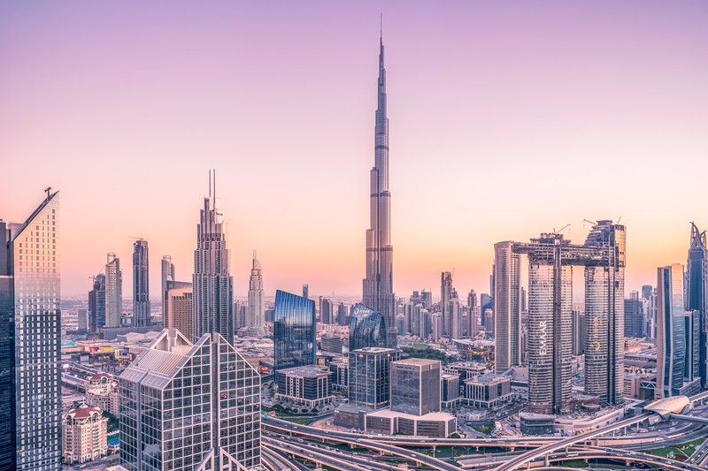 Dubai, Burj Khalifa, building, cityscape, city, road, sky, photography