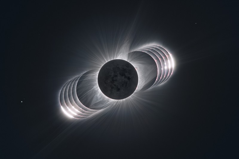 Sun, eclipse, universe, sun rays, Moon, concept art, stars, space art, space