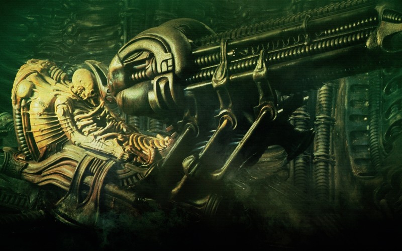 Alien (movie), Aliens (movie), Ridley Scott, space, horror, science fiction, green