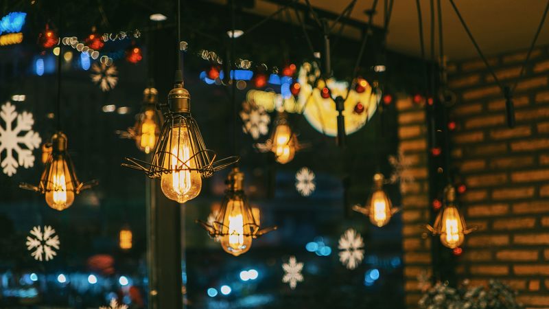 lamp, bulb, lighting, room, electricity, 4k