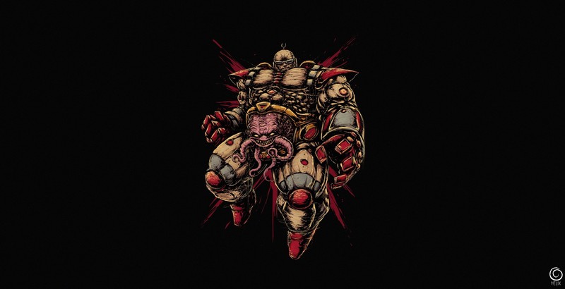 artwork, Teenage Mutant Ninja Turtles, simple background, minimalism
