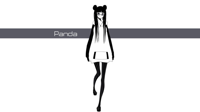 anime girls, simple background, original characters, white background, animal ears, jacket, long hair, glasses, meganekko, pantyhose, twintails