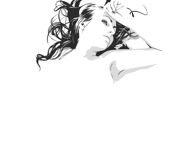 pencil drawing, white, women, monochrome, portrait, face