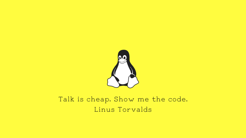 Linux, quote, minimalism, simple, Tux