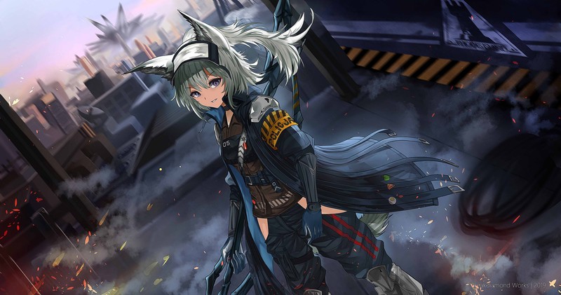 anime, anime girls, digital art, artwork, portrait, Arknights, Grani(Arknights)
