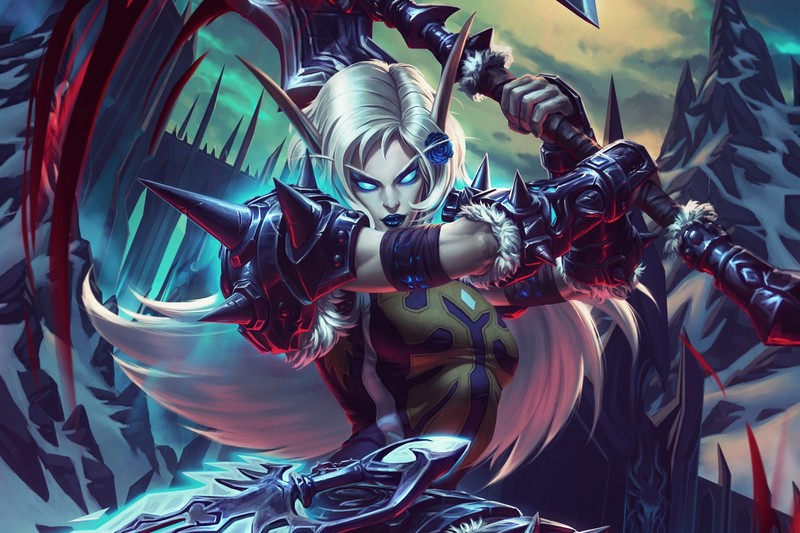 video games, PC gaming, Blizzard Entertainment, World of Warcraft, elves, Night Elves, fantasy girl