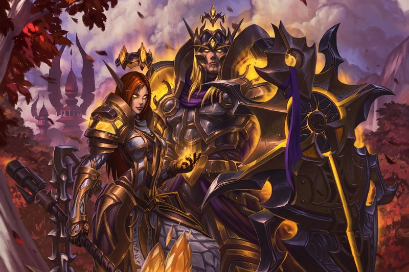fantasy art, artwork, elves, World of Warcraft, PC gaming, video games, blood elves
