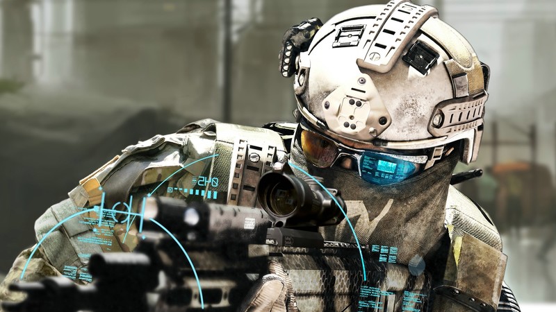 Ghost Recon, military, video games, digital art, video game art