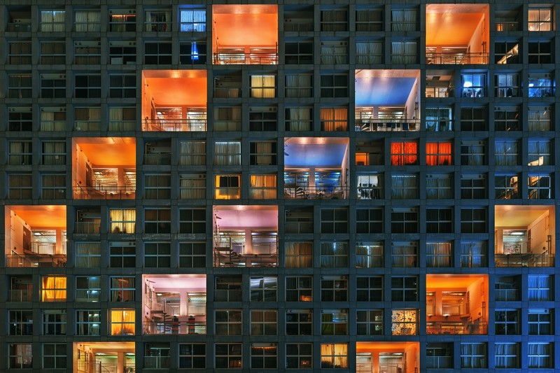 window, city, building