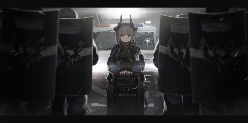 anime, anime girls, digital art, artwork, 2D, portrait, Arknights, Liskarm(Arknights)