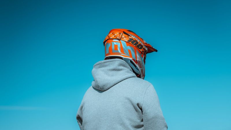 motorcyclist, motorcycle, helmet, equipment, 4k