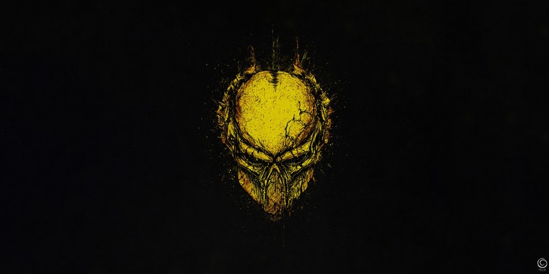 predator (creature), artwork, creature, simple background
