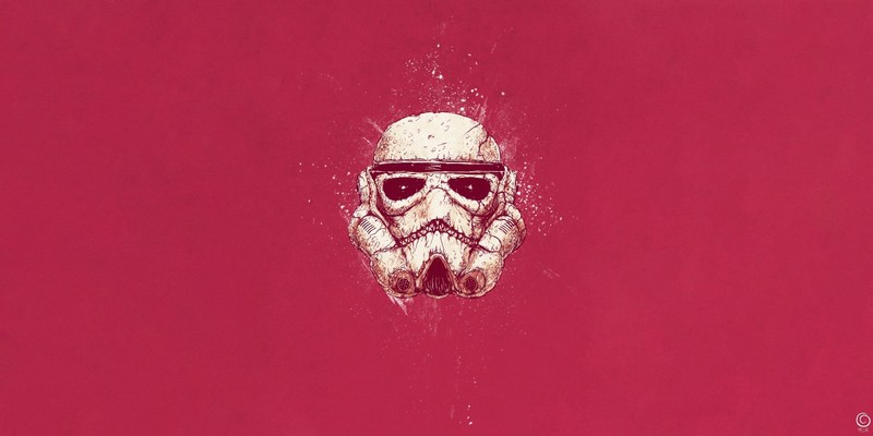 artwork, simple background, Star Wars, stormtrooper, science fiction