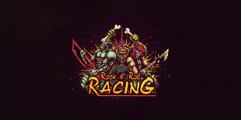 1993 (Year), Rock & Roll Racing, video games, video game art, simple background
