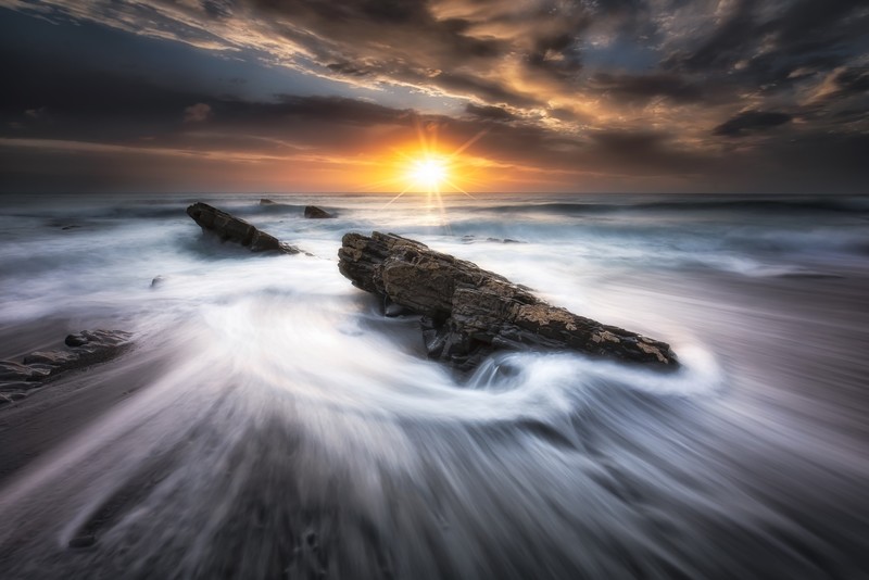 nature, sea, sky, water, sunlight