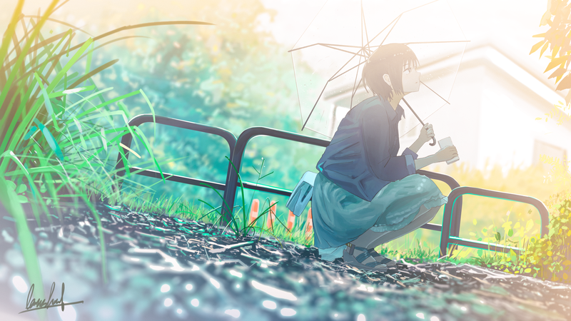 anime, anime girls, digital art, artwork, portrait, 2D, Pixiv