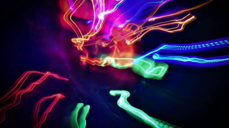 light, lines, colorful, leds, 4k