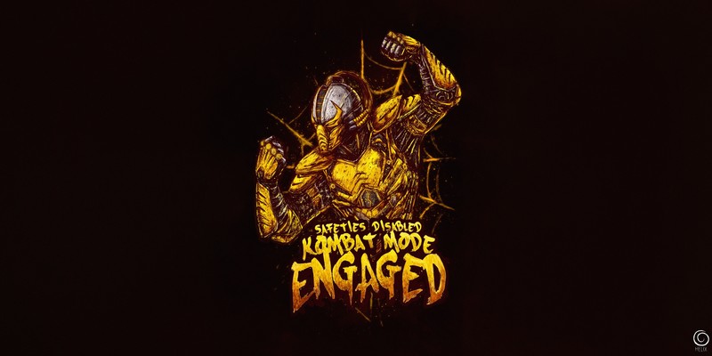 Mortal Kombat, Video Game Warriors, video game art, video games, cyborg, Cyrax