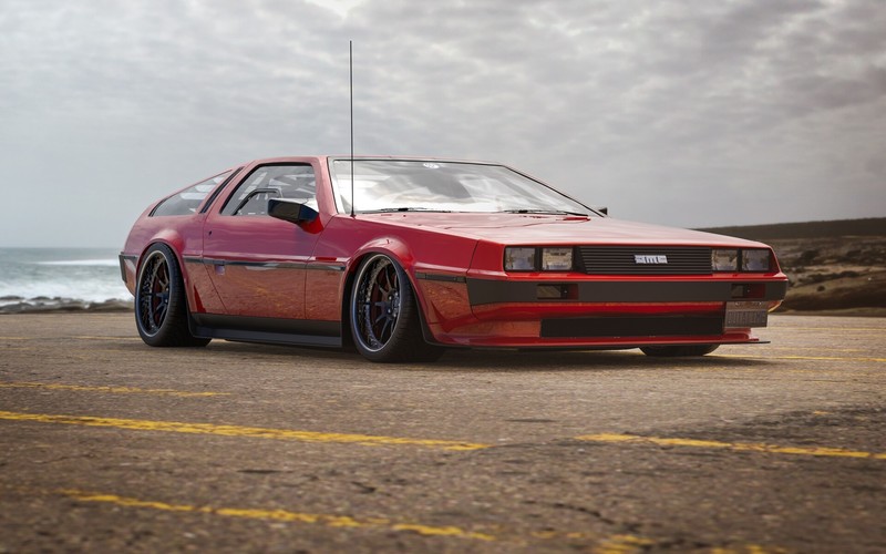 car, Rostislav Prokop, vehicle, DeLorean, red cars