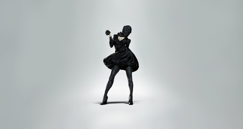 women, legs, dress, artwork, simple background