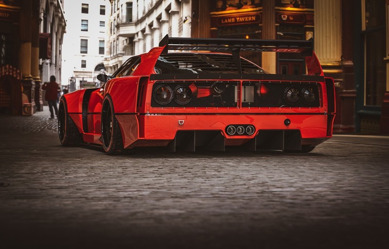 city, car, vehicle, red cars, Ferrari
