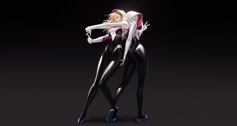 fantasy art, Spider-Woman, Spider Woman, Gwen Stacy, women