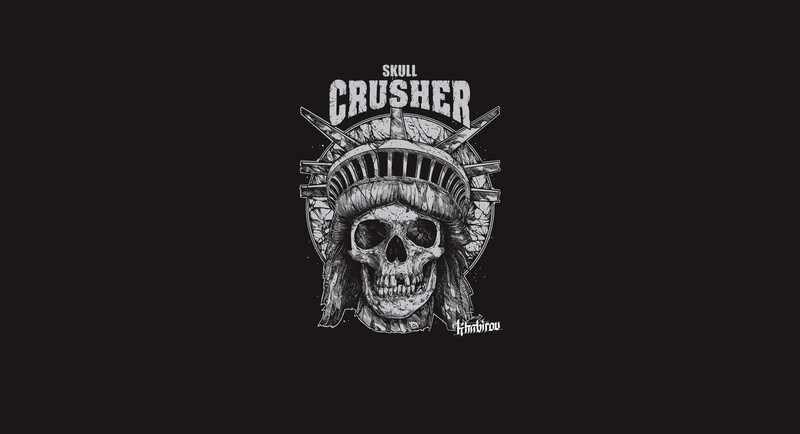 skull, artwork, simple background