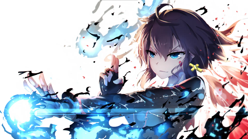 anime, anime girls, cyan