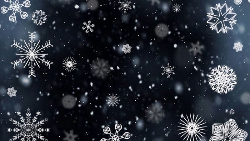 snowflakes, patterns, texture, winter, 4k