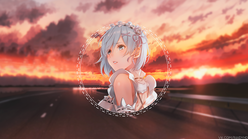 anime, anime girls, picture-in-picture, Rem (Re: Zero), Re:Zero Kara Hajimeru Isekai Seikatsu