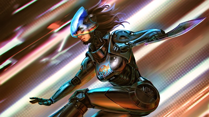 science fiction, digital art, concept art, artwork, futuristic, fantasy art, fan art, 3D, CGI, Alita, Battle Angel Alita, Alita: Battle Angel, cyber, cyberpunk, fantasy girl, women, warrior, Gally