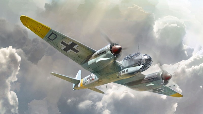 military, vehicle, military aircraft, aircraft, warplanes, Ju-88, Junkers, World War II