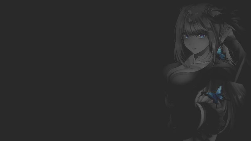 anime, manga, anime girls, fan art, illustration, boobs, uniform, Nakano Nino, minimalism, monochrome, dark background, selective coloring, 5-toubun no Hanayome