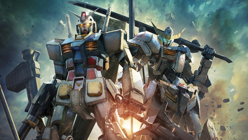 Gundam Versus, Mobile Suit Gundam, Mobile Suit Gundam: Iron-Blooded Orphans, mech, robot, science fiction, futuristic, anime, digital art