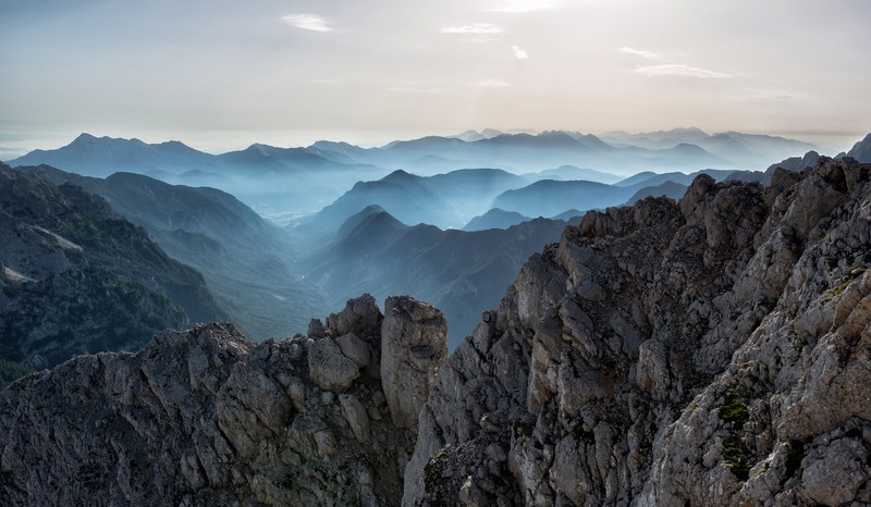 nature, mountains, mist, rocks, stone, landscape