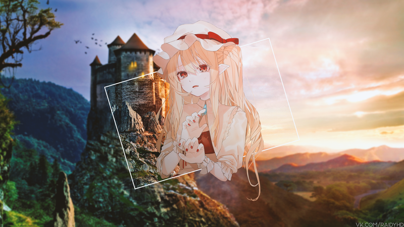 anime, anime girls, picture-in-picture, Touhou