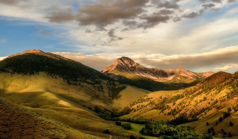 nature, landscape, mountains, far view
