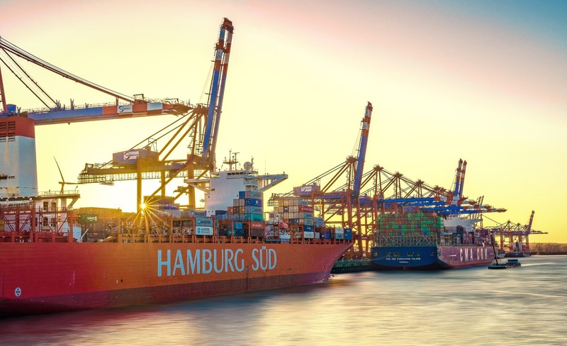 ship, container ship, vehicle, merchant ship