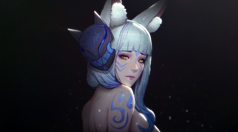 face, simple background, anime girls, anime, fantasy girl