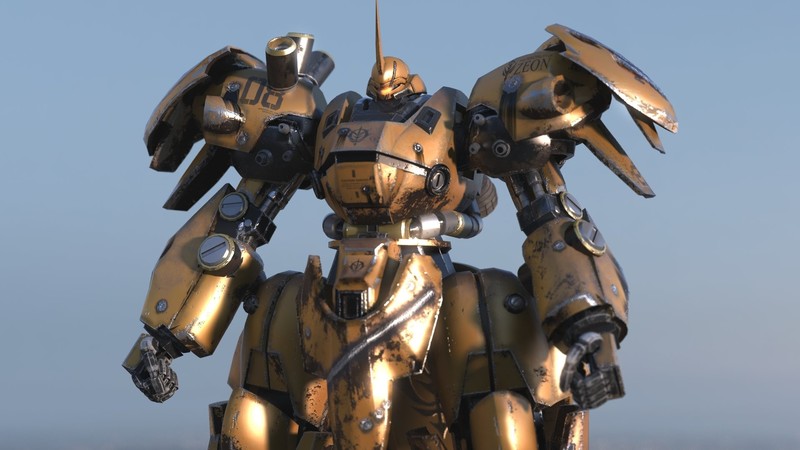mech, Mobile Suit Gundam, robot, digital art, Gundam, anime, science fiction, futuristic