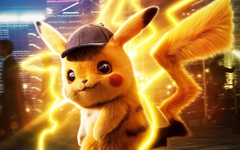 Pokémon, Pikachu, Pokémon Detective Pikachu, movies, hat, lightning