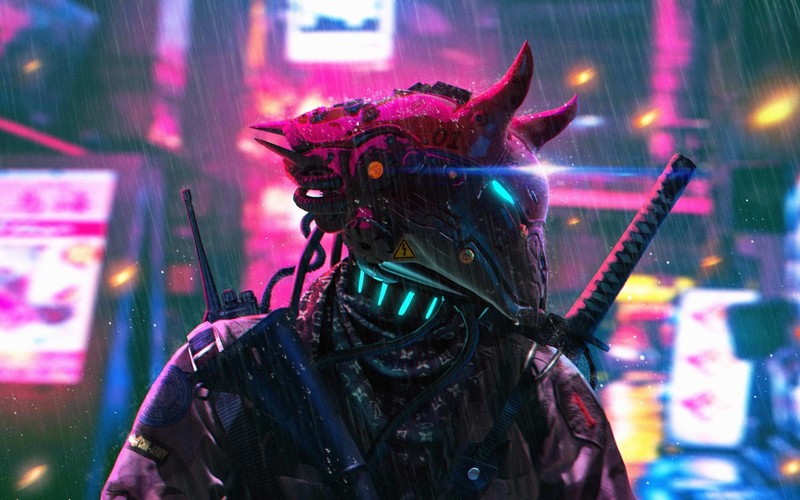 cyberpunk, science fiction, artwork, neon