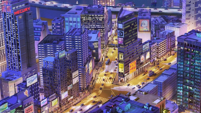 artwork, city, cityscape