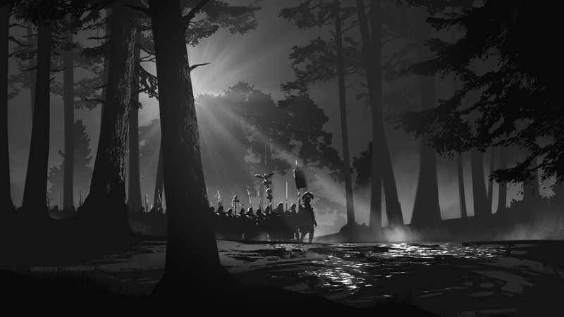 artwork, monochrome, fantasy art