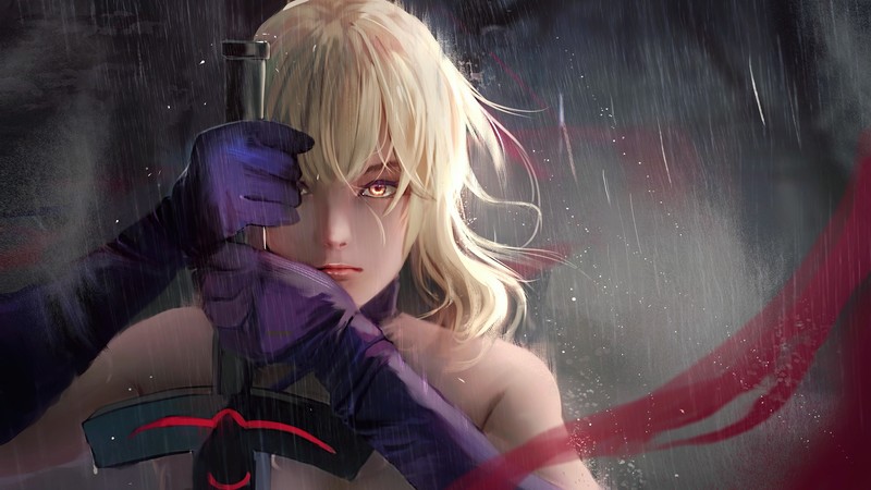 digital art, concept art, artwork, fantasy art, fan art, fantasy girl, women, painting, Fate Series, Saber Alter, Saber