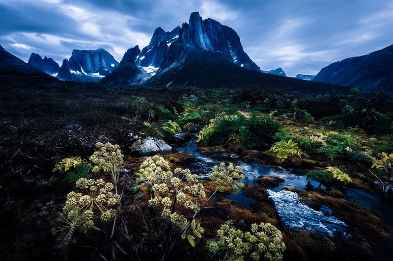 nature, Italy, mountains, landscape, dark, river