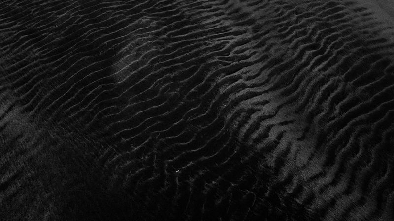 sand, black, relief, surface, 4k