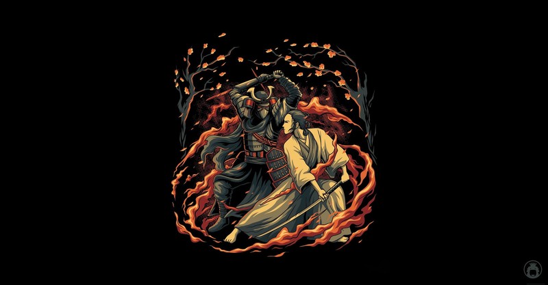 warrior, fantasy art, simple background, black background